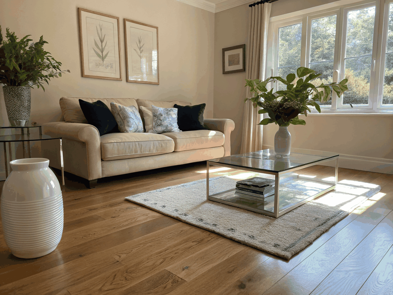 Modern Auckland home with clean wool carpeting and fabric protection