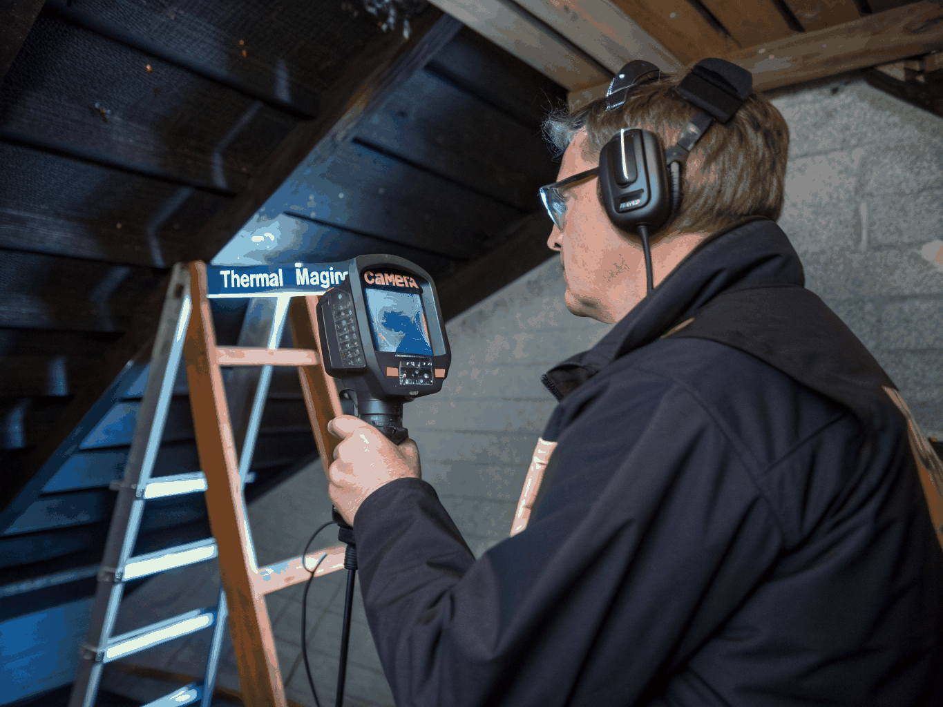 Auckland licensed technician inspecting roof cavity and sub-floor rodent runways
