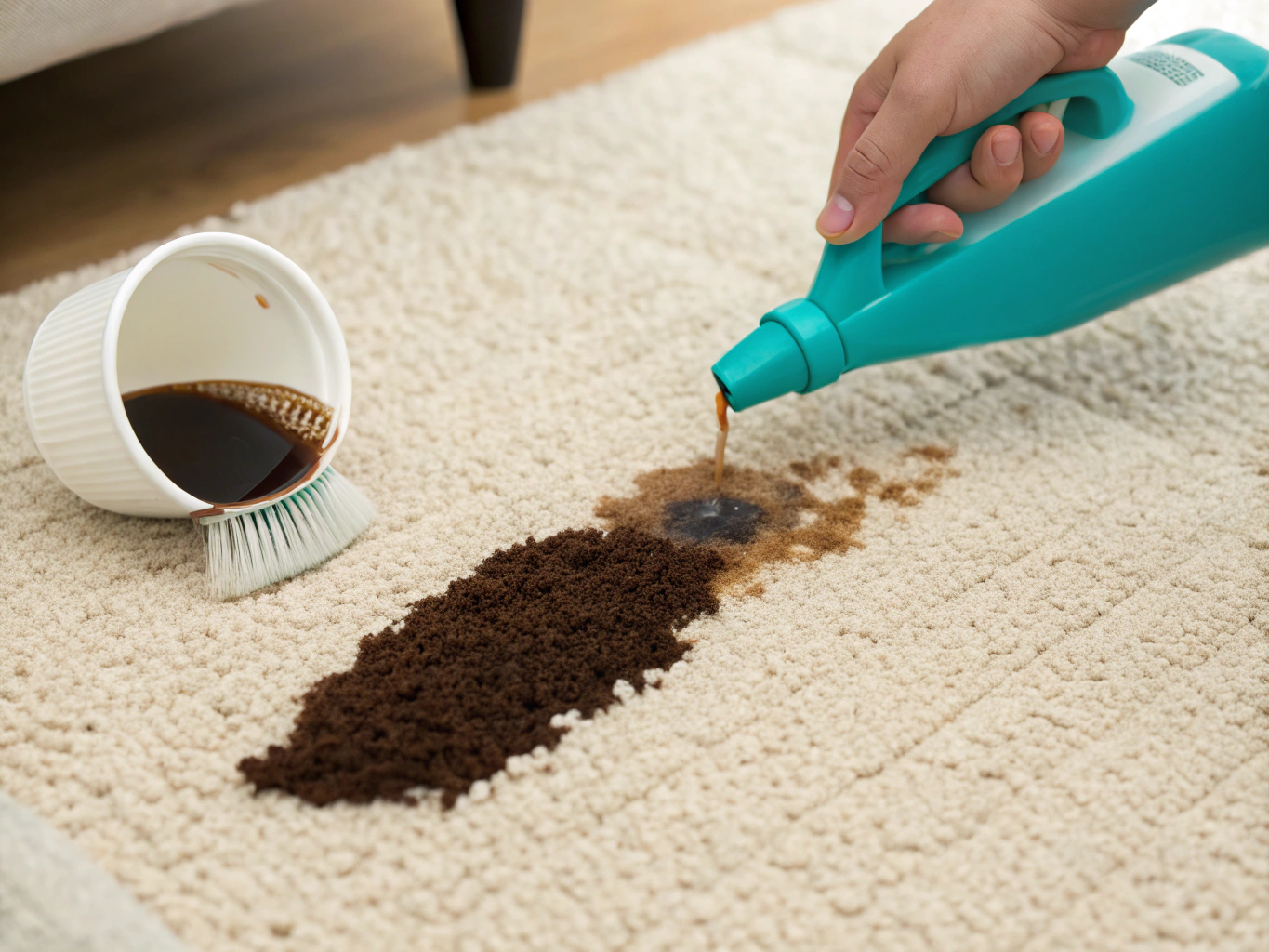 Inspection and precision fiber treatment for carpet beetle eradication